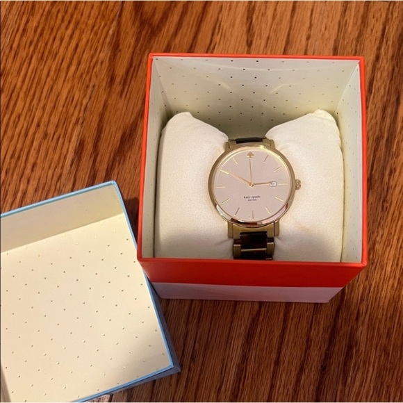 Kate Spade Gold and Black Woman's Timepiece - Picture 2 of 7